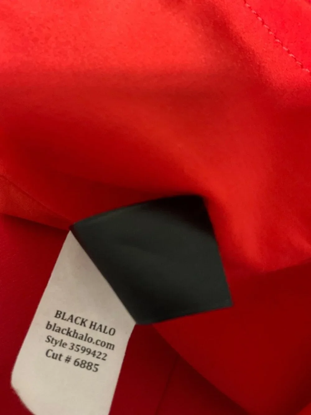 BLACK HALO Nuelle Red Sheath Dress Size 8